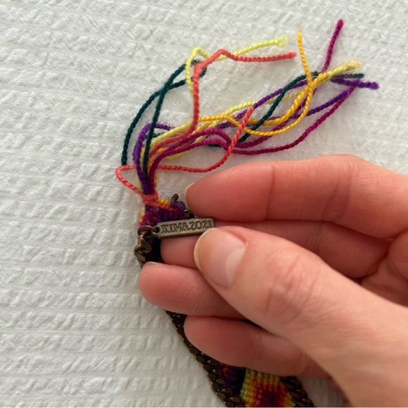 KIM & ZOZI Woven Friendship Bracelet Hippie Bling NEW - Picture 3 of 4